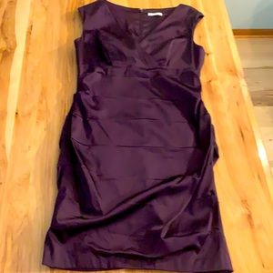 Calvin Klein Size 12 Deep Plum Dress